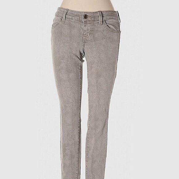 Anthropologie Level 99 Snake Skin Print Jeans - Picture 1 of 5